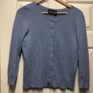 Mossimo Large Cashmere blue cardigan